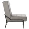 vidaXL Silla de relajación de terciopelo gris claro 65x79x87 cm
