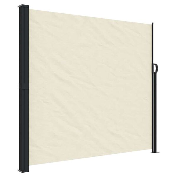 vidaXL Toldo lateral retráctil crema 180x600 cm