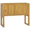 vidaXL Mueble de ba&ntilde;o madera maciza de teca 90x40x75,5 cm