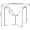 vidaXL Mesa de Café 50 x 50 x 35 cm Madera maciza de pino