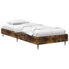vidaXL Estructura de cama Roble Ahumado 80 x 200 cm
