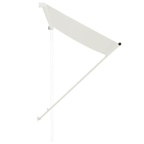 vidaXL Toldo retr&aacute;ctil 150x150 cm crema