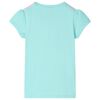 Camiseta infantil verde menta claro 92