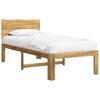 vidaXL Estructura de Cama Individual con Cabecera ROSTOCK Blanco