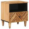 vidaXL Mesita de Noche Marr&oacute;n 50 x 33 x 60 cm Madera de mango maciza