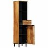vidaXL Gabinete de Lavabo para Ba&ntilde;o con caj&oacute;n Madera de Acacia S&oacute;lida