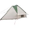 vidaXL Tienda tipi con techo Verde y 490 x 410 x 210 cm