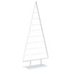 vidaXL &Aacute;rbol de Navidad de metal KUOPIO 210 cm Acero Blanco