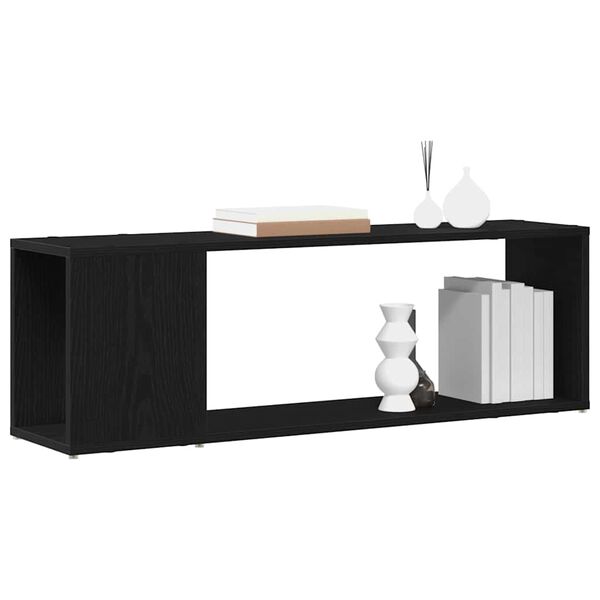 vidaXL Conjunto de mueble de TV Negro 100 x 24 x 63 cm