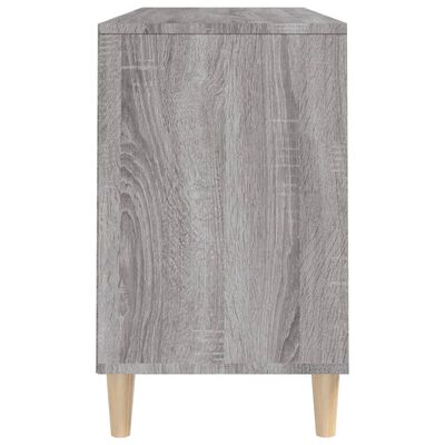 vidaXL Mueble zapatero madera contrachapada gris Sonoma 102x36x60 cm