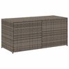 vidaXL Caja de almacenaje de jard&iacute;n rat&aacute;n sint&eacute;tico gris 283L
