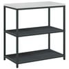 vidaXL Estante para Cocina HATTEM Gris antracita 90 x 50 x 92 cm Acero