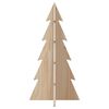 vidaXL &Aacute;rbol de Navidad de madera de adorno madera maciza pino 59,5 cm