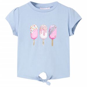 Camiseta infantil azul 128