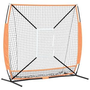 vidaXL Red de pr&aacute;ctica de b&eacute;isbol Manual 180 x 89,5 x 152,5 cm