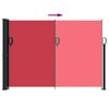 vidaXL Toldo lateral retr&aacute;ctil rojo 140x500 cm