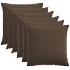 vidaXL Funda de almohada 6 uds. HEERLEN Topo 70 x 70 cm Tela