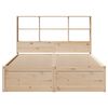 vidaXL Estructura de cama sin colch&oacute;n madera maciza de pino 135x190 cm