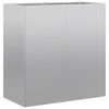 vidaXL Jardinera 80x40x80 cm de acero galvanizado