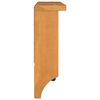 vidaXL Perchero de pared SANDNES 45x12x35 cm madera maciza de pino