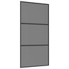 vidaXL Puerta Corredera 102 x 205 cm Cristal Templado y Aluminio