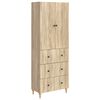 vidaXL Juego de armarios 2 uds. Madera de ingenier&iacute;a