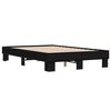 vidaXL Estructura de cama madera de ingenier&iacute;a y metal negro 120x190cm