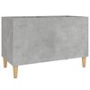 vidaXL Mueble discos madera contrachapada gris hormig&oacute;n 74,5x38x48 cm