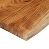 vidaXL Tablero rectangular madera de acacia borde vivo 120x40x3,8 cm