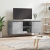vidaXL Mueble de TV madera de ingeniería gris hormigón 104x35x50 cm