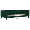 vidaXL Sof&aacute; cama nido terciopelo verde oscuro 100x200 cm