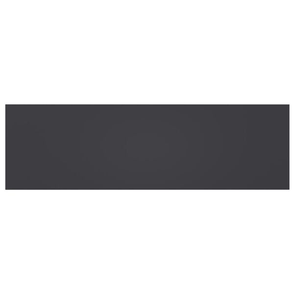 vidaXL Estantes para estanter&iacute;a 4 uds contrachapada gris 100x30x1,5 cm