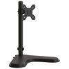 vidaXL Soporte para monitor acero negro VESA 75/100 mm