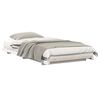 vidaXL Estructura de cama Blanco 80 x 220 cm Madera maciza de pino