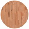 vidaXL Tablero redondo de madera maciza de haya &Oslash;60x4 cm