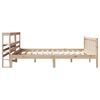 vidaXL Estructura de cama sin colch&oacute;n madera maciza de pino 200x200 cm
