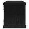 vidaXL Estante pared 2uds madera ingenier&iacute;a roble negro 105x18x20cm