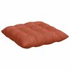 vidaXL Cojines para asiento 4 pcs Rojo Naranja 40 x 40 x 6 cm