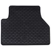 vidaXL Alfombrilla de Coche 4 pcs Negro Adecuado para VW CADDY 2020-