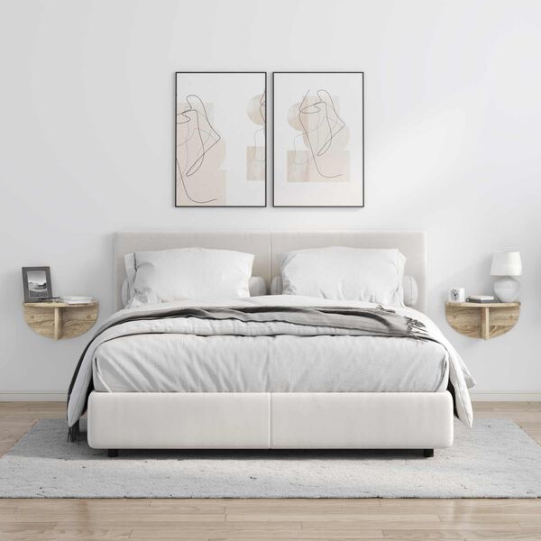 vidaXL Estante de pared Roble Sonoma 38 x 19 x 19 cm