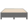 vidaXL Cama de plataforma Gris Claro 140 x 190 cm Tela de Pana
