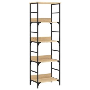 vidaXL Estanter&iacute;a de madera de ingenier&iacute;a roble Sonoma 50x33x153 cm