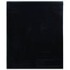 vidaXL L&aacute;mina de ventana esmerilada est&aacute;tica PVC negro 45x2000 cm