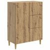 vidaXL Aparador Roble Artesanal 66 x 34,5 x 90 cm Madera de ingenier&iacute;a