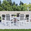 vidaXL Coj&iacute;n de silla de jard&iacute;n respaldo bajo 6 uds tela Oxford negro
