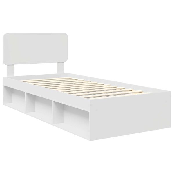 vidaXL Estructura de cama 75 x 190 cm Madera de pino macizo