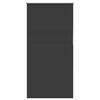 vidaXL Estor Enrollable Opaco negro 80x175 cm Tela Ancho 75,7 cm