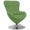 vidaXL Sill&oacute;n huevo Verde claro Terciopelo
