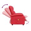 vidaXL Sill&oacute;n de masaje de cuero sint&eacute;tico rojo