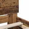 vidaXL Estructura de cama con cabecera Madera Vieja 200 x 200 cm